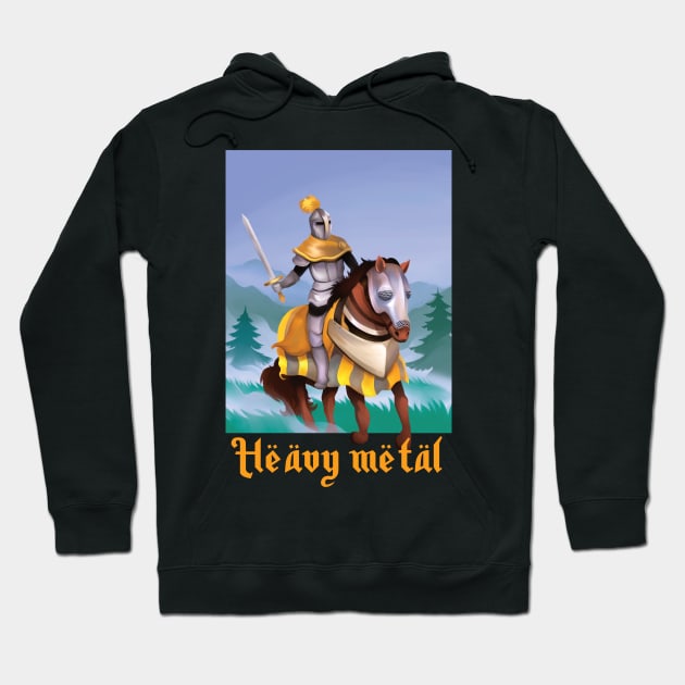 Heavy Metal Hoodie by blackroserelicsshop@gmail.com